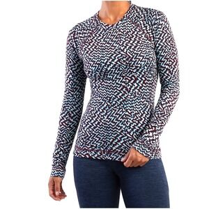 NEW Smartwool Classic Thermal Merino Base Layer Top Women's XS Purple Iris Retro